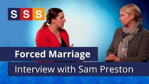 poster frame for the interview with Sam Preston on Forced Marriage
