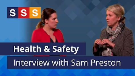 poster frame for the interview with Sam Preston on Health and Safety